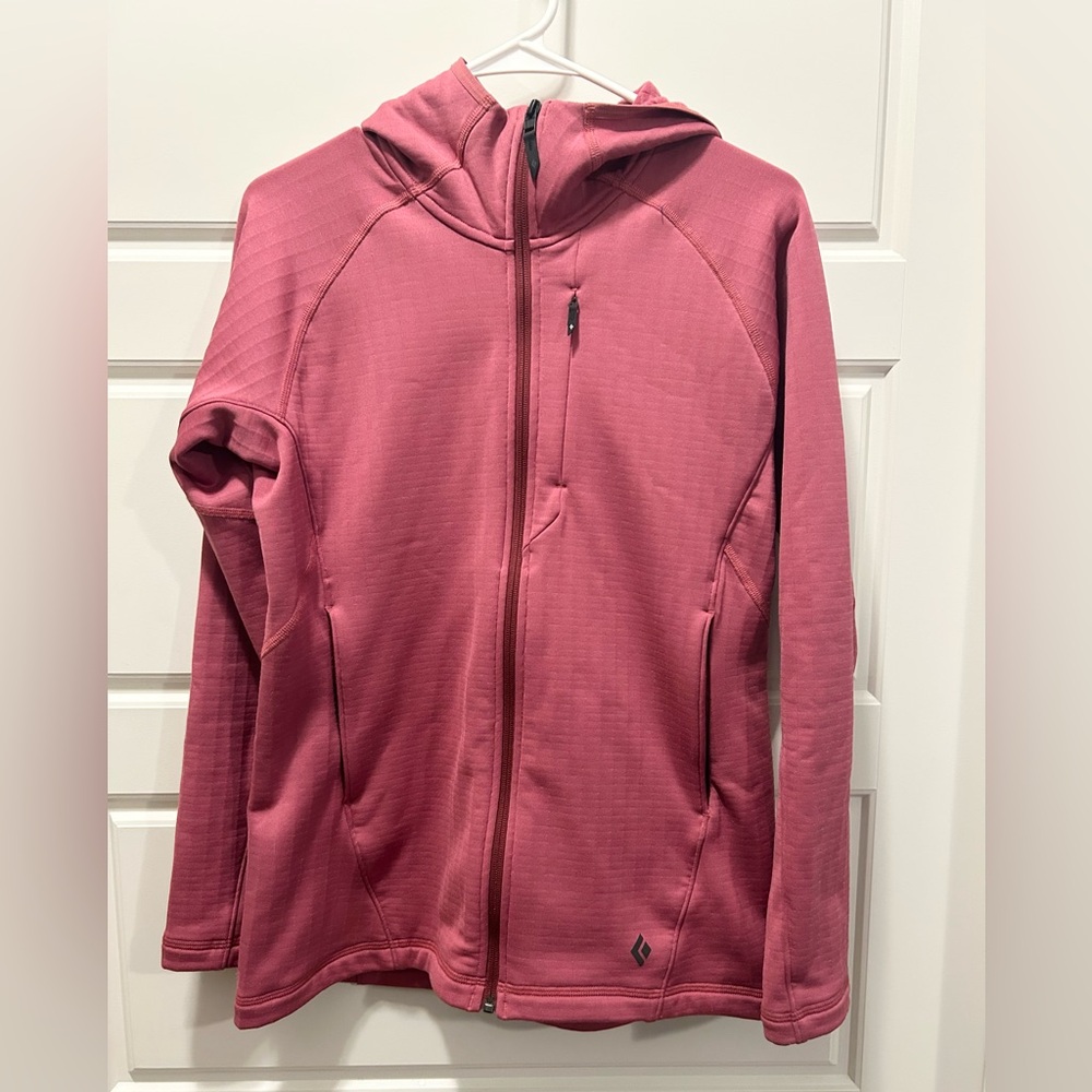 Black Diamond FACTOR FLEECE HOODY Dark Pink - Size Medium
